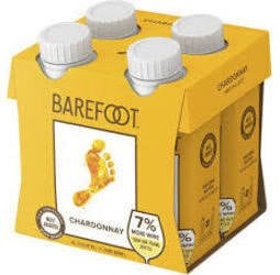 BAREFOOT 4PK CHARDONNAY 200ML