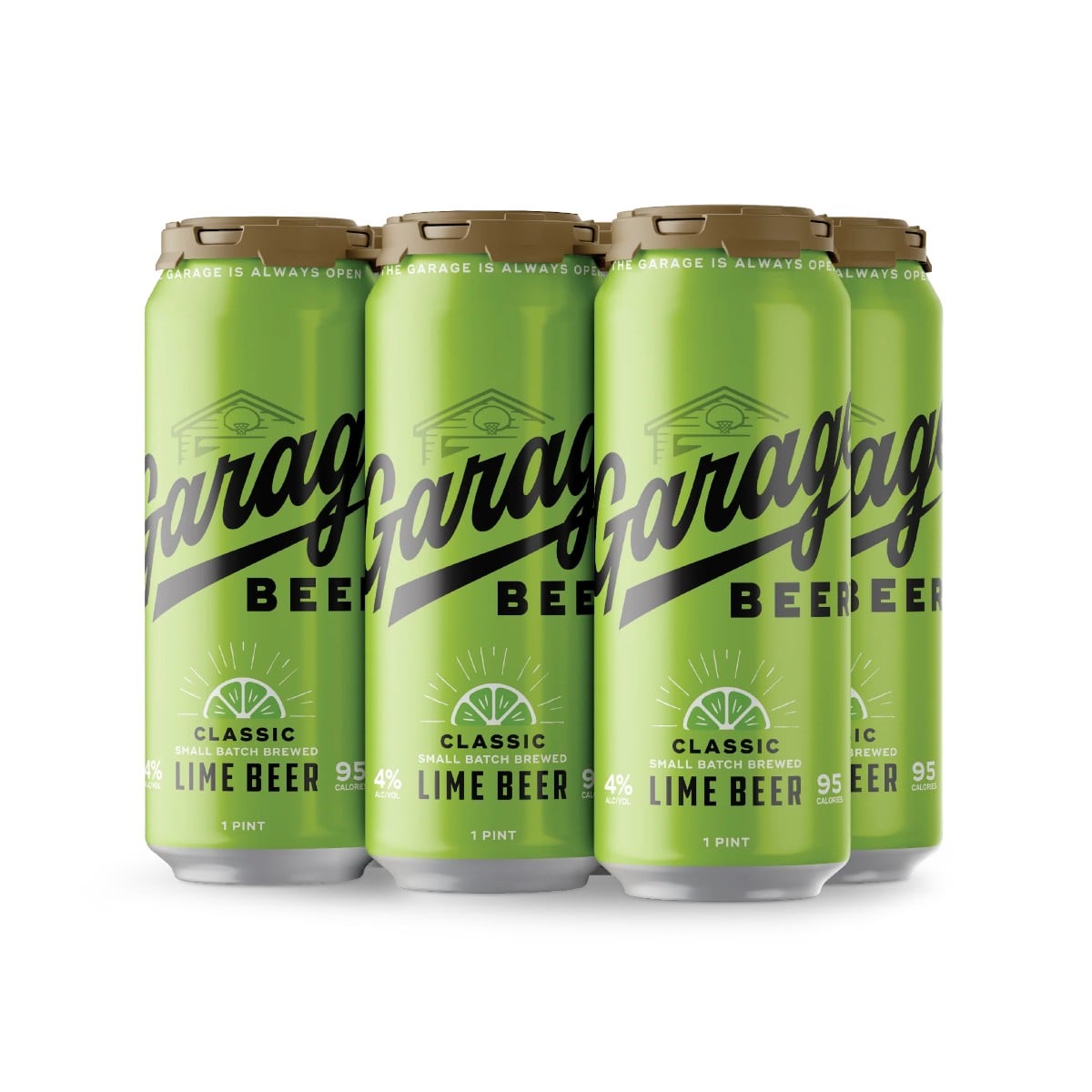 GARAGE BEER LIME 6PK 16OZ