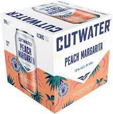 CUTWATER 4PK PEACH MARGARITA