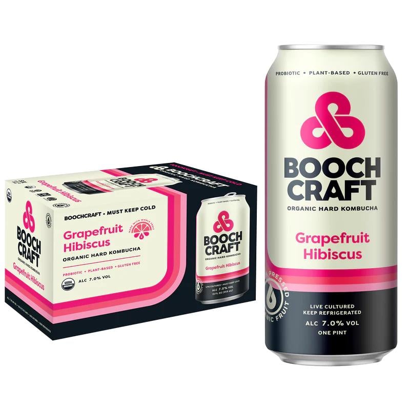 BOOCHCRAFT 6PK GRAPEFRUIT