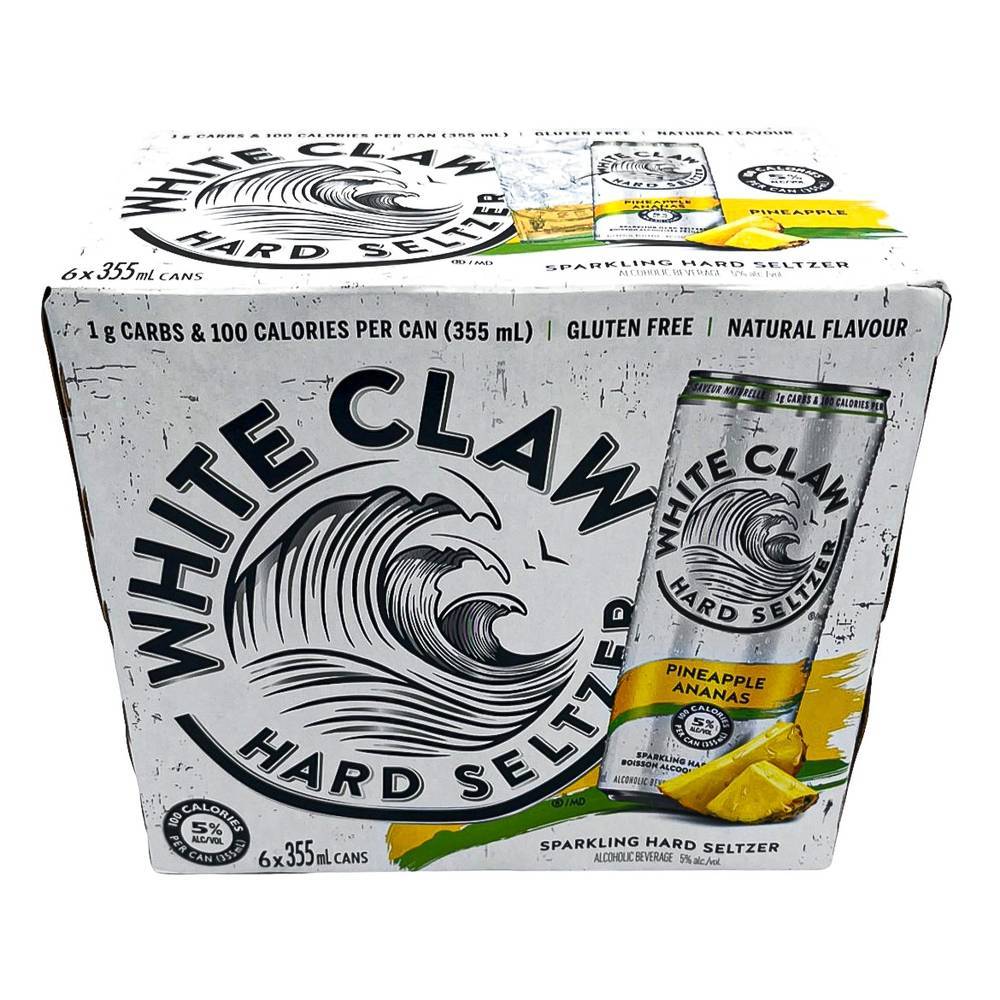 WHITE CLAW 6PK PINEAPPLE