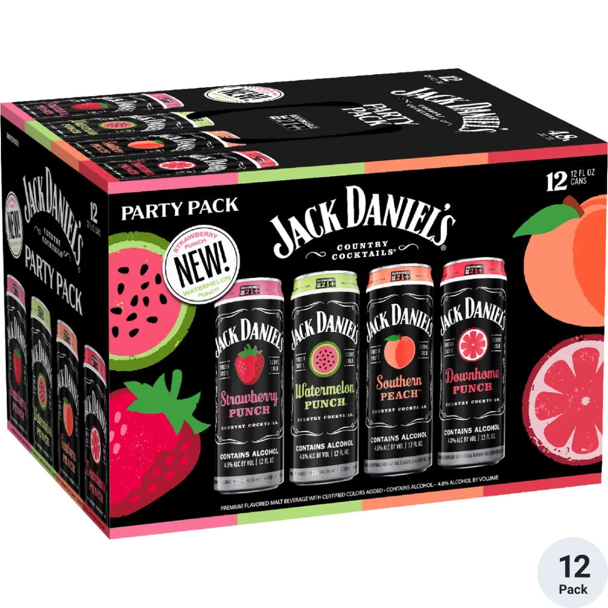JD DOWNHOME 12PK VARIETY CAN