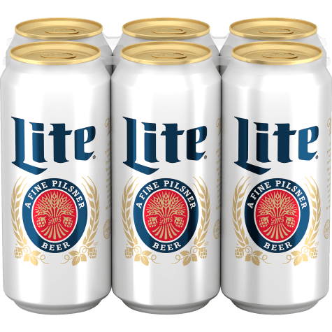 MILLER LITE 16OZ CANS 6PK