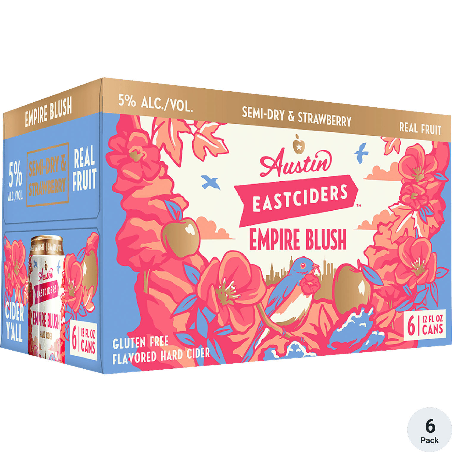 AUSTIN 6PK EMPIRE BLUSH