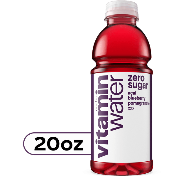 SODA 20 OZ VITAMIN ZERO ACAI BLUE