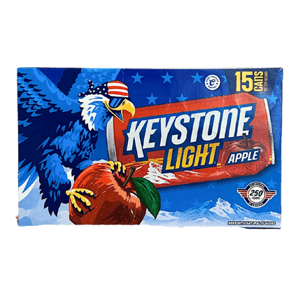 KEYSTONE LIGHT 15PK APPLE