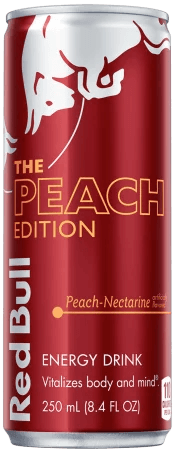 SODA RED BULL 12 OZ PEACH
