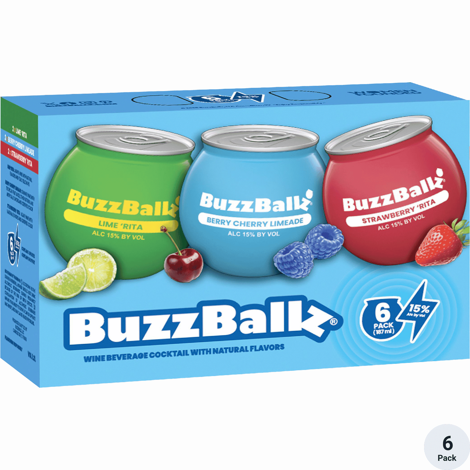 BUZZBALL CHILLER  6PK VARIETY