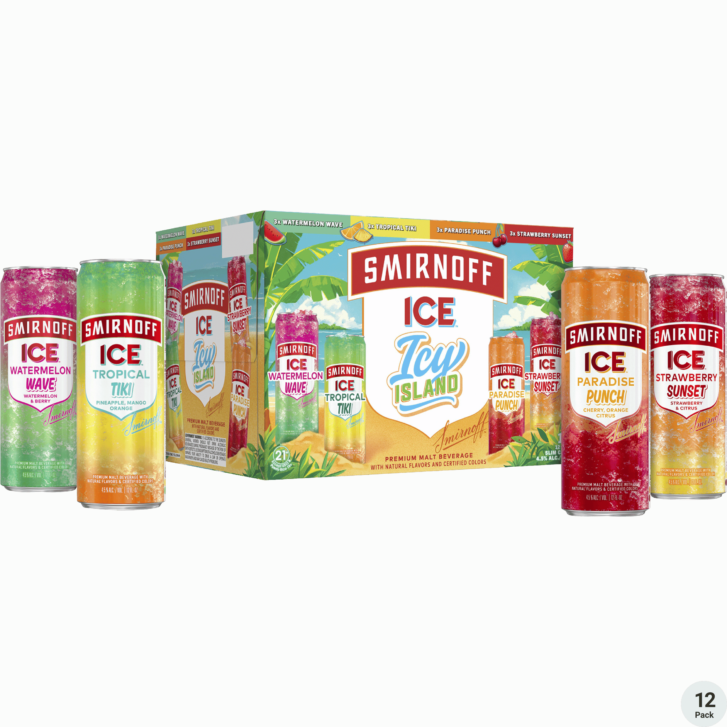 SMIRNOFF 12PK ICY ISLAND