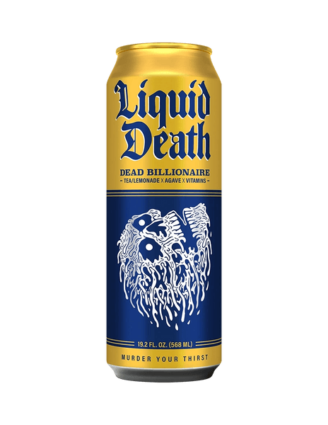 SODA 19OZ LIQUID DEATH BILLIONAIRE