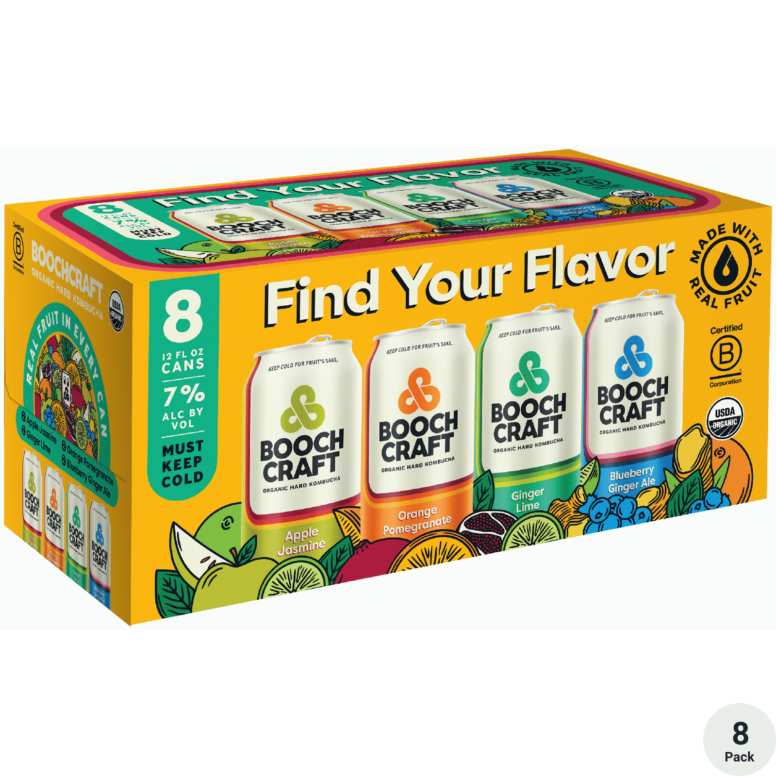 BOOCHCRAFT 8PK VARIETY