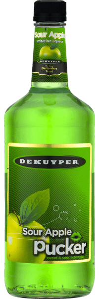 DEKUYPER PUCKER SOUR APPLE LITER
