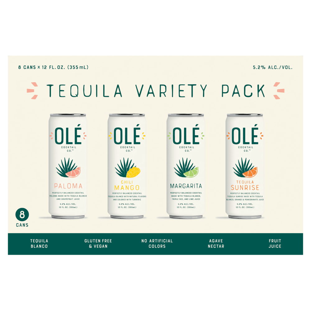 OLE TEQUILA COCKTAILS VARIETY 8PK