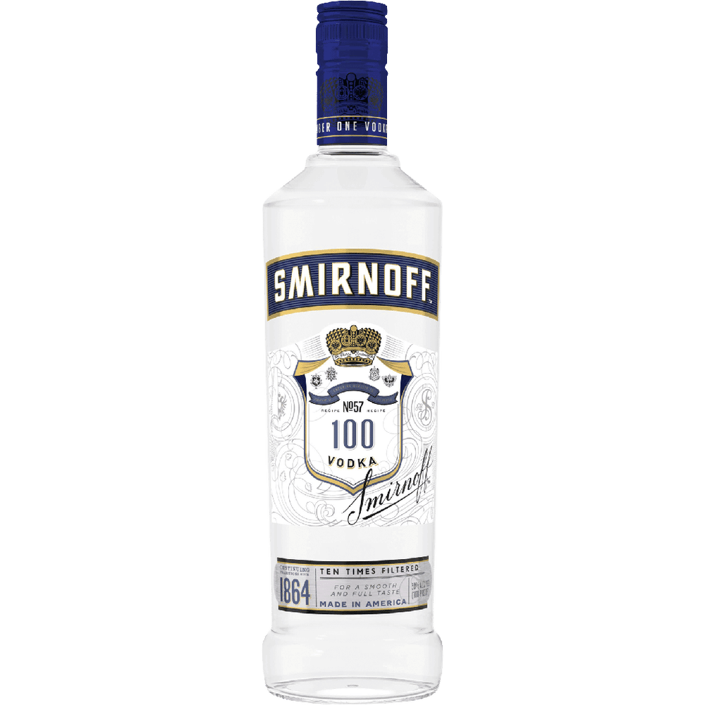 SMIRNOFF 100PF VODKA 750