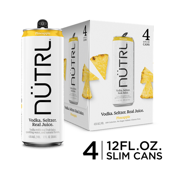 NUTRL 4PK PINEAPPLE