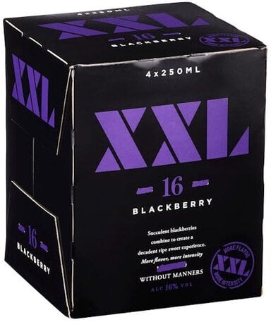XXL 4PK BLK BERRY